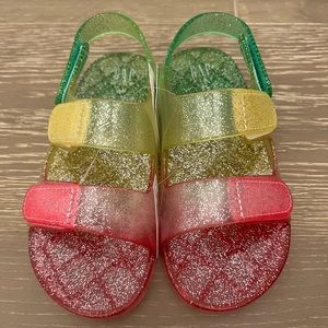 New Gap glitter sandals Toddler 11